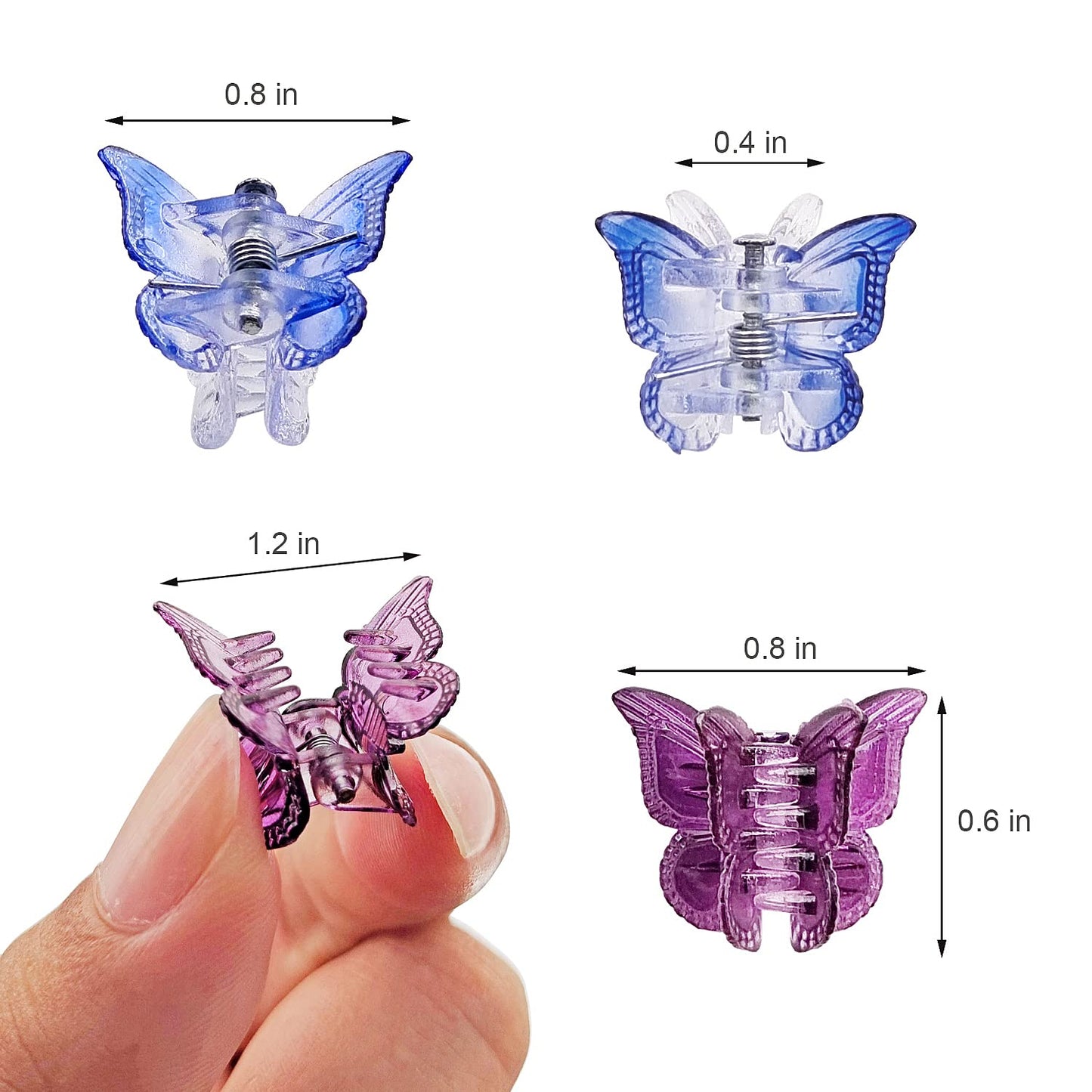 Butterfly Hair Clips