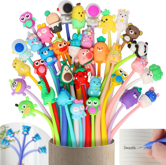 30 PCS Fun Shaker Pens for Kids, Cute Pen End of Year Gifts for Students