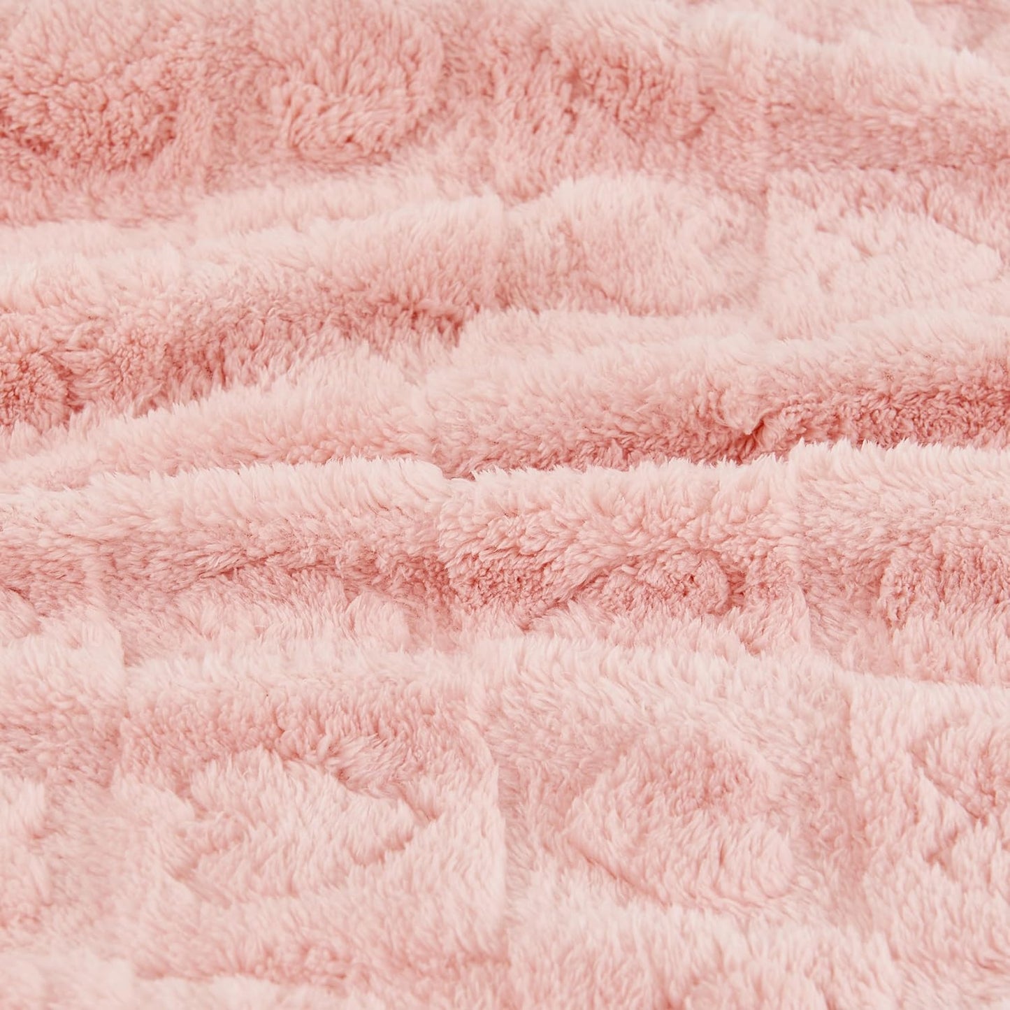 Fleece Baby Blanket Heart Checkered Blanket, Ultra Soft Cozy Baby Blankets